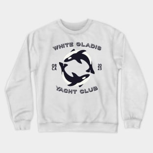 Killer whale - White Gladis Yacht Club Crewneck Sweatshirt